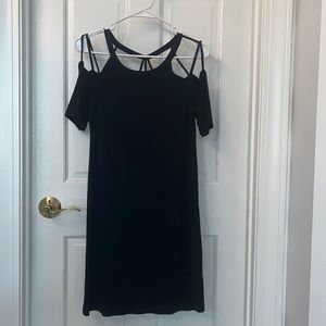 Fabletics XS black short sleeve dress